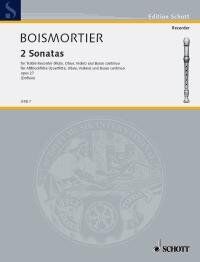 Sonatas 2 From Op 27 for Recorder and Piano, Schott Music, 23 Pages, ABRSM Grade 4-5