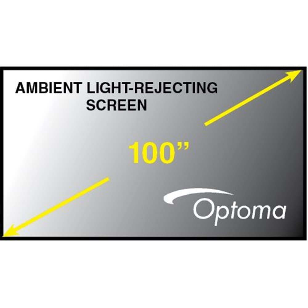 UST Ambient Light Rejecting Screen 100" 16:9 for P1 Optoma — view 3
