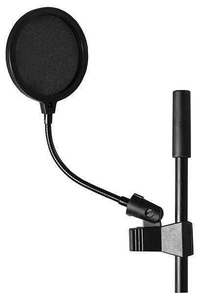 On Stage 4" Pop Blocker with Gooseneck and Clothespin Clip