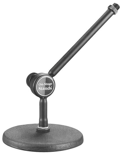 On Stage Desktop Posi-Lok Mini Boom Microphone Stand with 7" Boom
