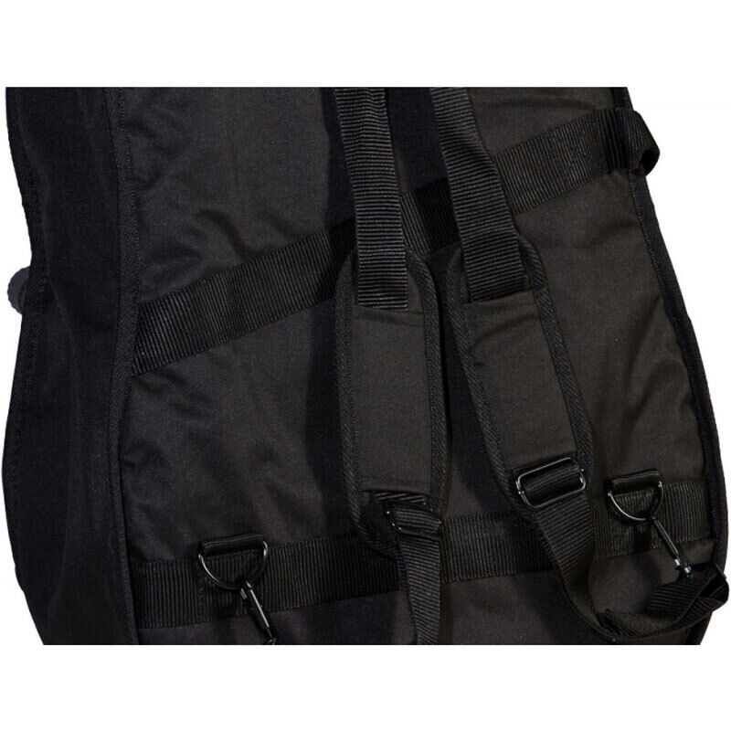 On Stage GBA4550 Economy Acoustic Guitar Bag, Black, Weather-Resistant Nylon, 41" Length, Accessories Compartment, Backpack Straps — view 4