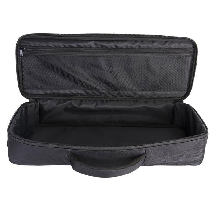 On Stage OSGPB2000 Compact Pedal Board with Gig Bag, 18.75" x 6", Aluminum Construction, Includes Hook & Loop Strips — view 4