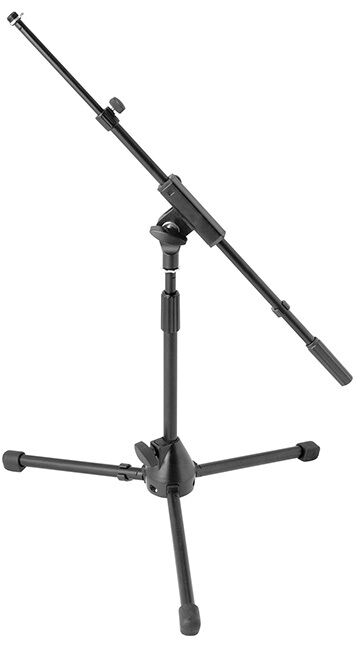On Stage OSMS7411TB Low Profile Telescopic Boom Mic Stand with Tripod Base