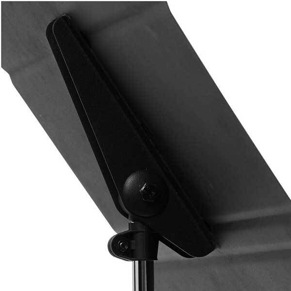 On Stage SM7711B Orchestral Sheet Music Stand with Solid Bookplate and 3-Point Base, Adjustable Height, Lightweight Aluminium, 3lb Capacity — view 6
