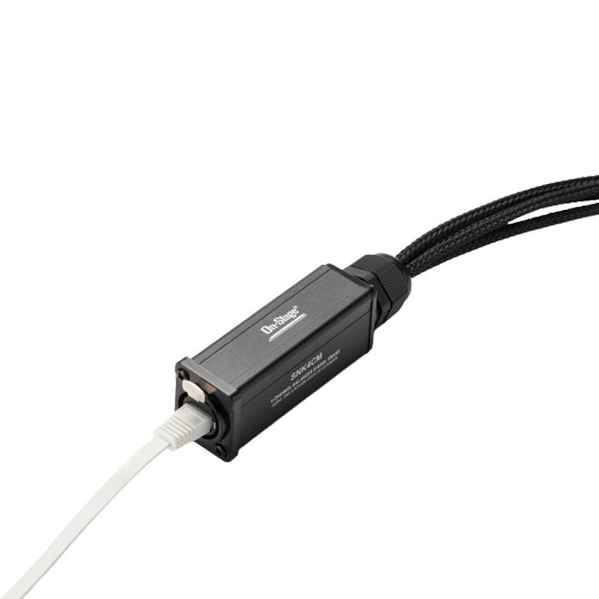 On Stage 4-Channel Signal Snake Cable (4 x XLR Male - RJ45) for Balanced Audio and Digital Protocols — view 6