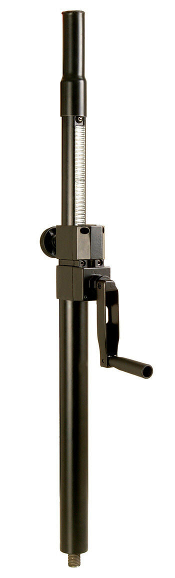 On Stage Crank-Up Subwoofer Attachment Shaft - M20 Thread, 30" to 42" Height Adjustable, Supports Up to 75 lbs, Diecast Zinc Components — view 2