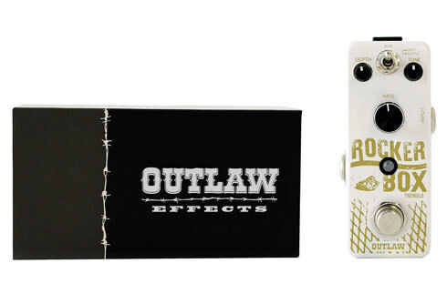 Outlaw Effects Rocker Box Tremolo Pedal with Depth, Rate, Tone Control and Deep/Subtle Toggle Switch — view 6