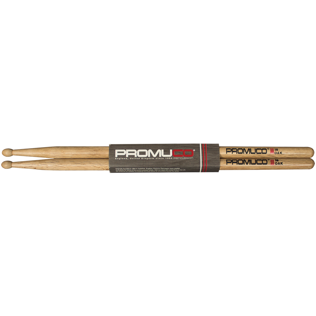 Promuco 18035B Oak 5B Wood Tip Drumsticks — view 3