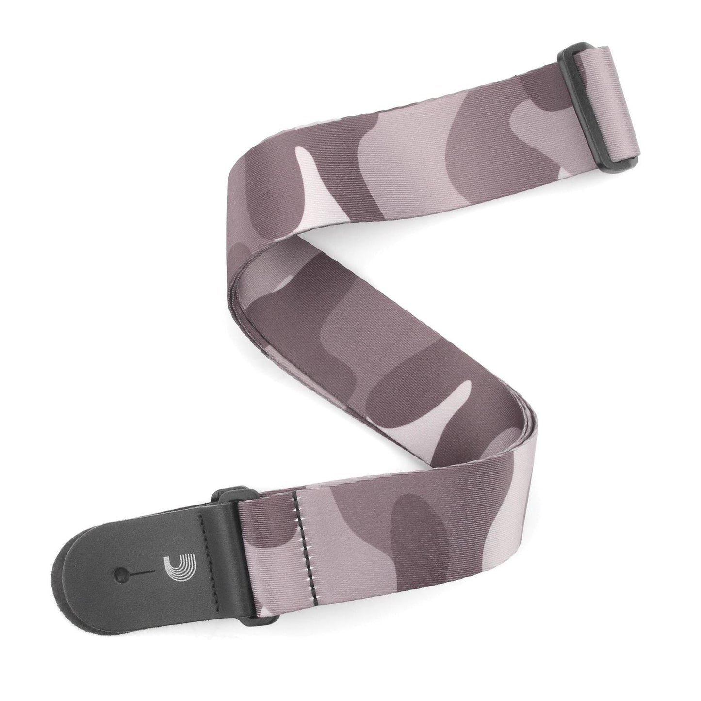 2 Inch Woven Guitar Strap, Camo - Black, by D'Addario