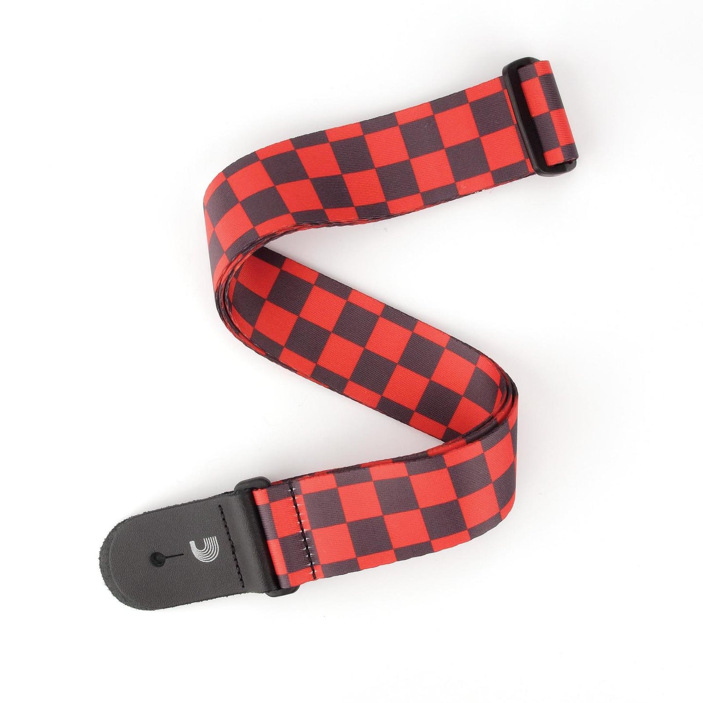 Large Checkerboard - Black & Red by D'Addario