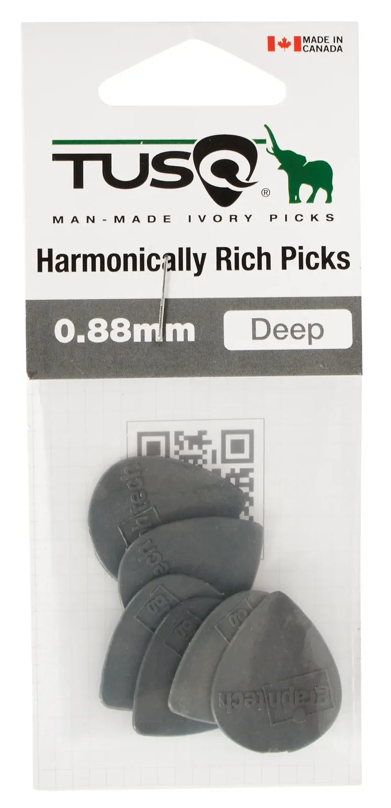 Graph Tech 0.88MM GTR PICK STANDARD DEEP TONE GREY Q/P06