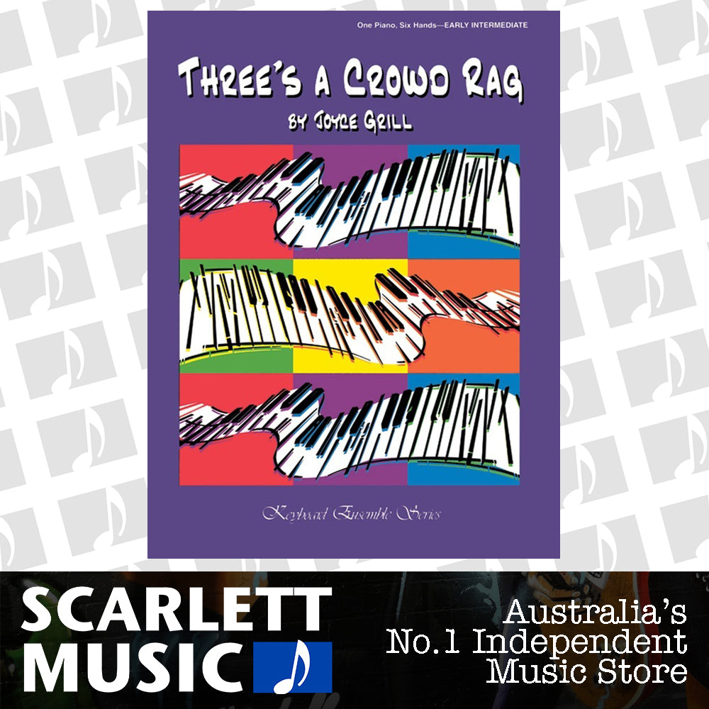 Threes a Crowd Rag Piano Trio Sheet Music 1P6H — view 2