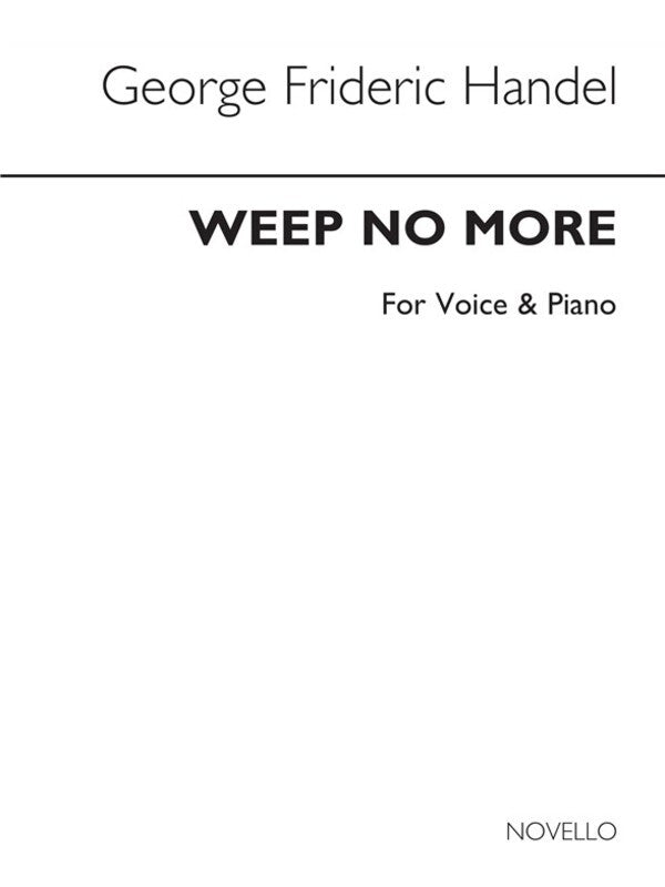 Handel Weep No More Alto(Arc)