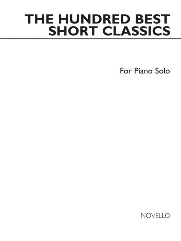 100 Best Short Classics Piano Book.7 Book