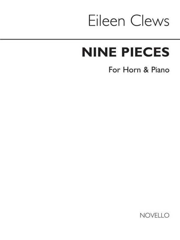 Clews 9 Pieces Horn And Piano Book