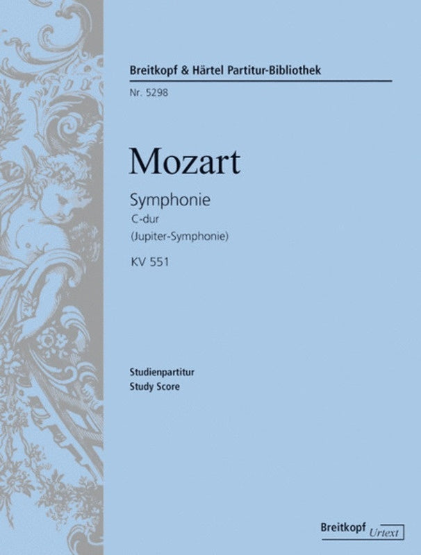 Symphony No 41 K 551 C Jupiter Study Score Urtex