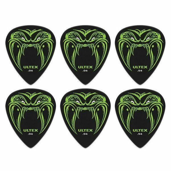6 x Jim Dunlop JAMES HETFIELD Black Fang 0.94mm Ultex Guitar Picks Metallica
