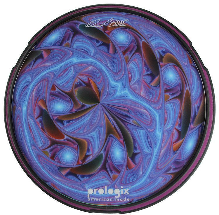 Pro Logix Signature Series "Hybrid" David Ellis Dual-Sided 13" Practice Pad with Rim & 5-Drum Mini Tenor Pads