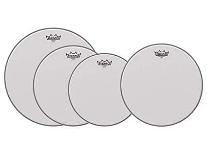 Remo Coated Emperor Drum Head Skin Pack Fusion inc FREE 14" AMB 10", 12", 14"