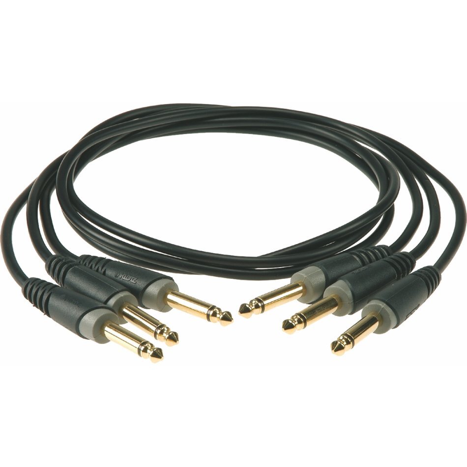 Klotz PP-JJ0015 Pedal Patch Cables 15cm - Straight Plugs - 3 pack — view 2