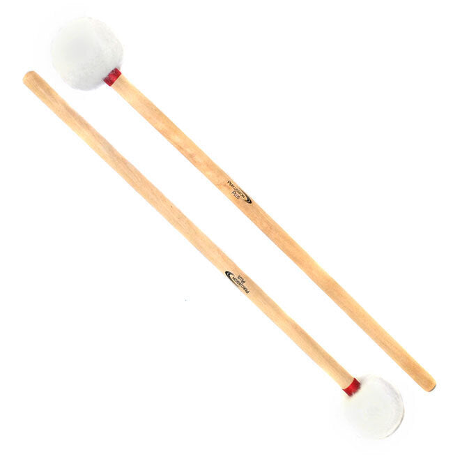 Percussion Plus Timpani Mallets - 44mm Head, 368mm Length, Felt Core, Oak Handles, Sold as Pair