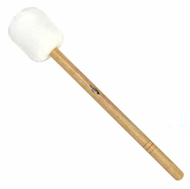 Percussion Plus Bass Drum Mallet 70mm Head 411mm Length Solid Wood Core Oak Handle