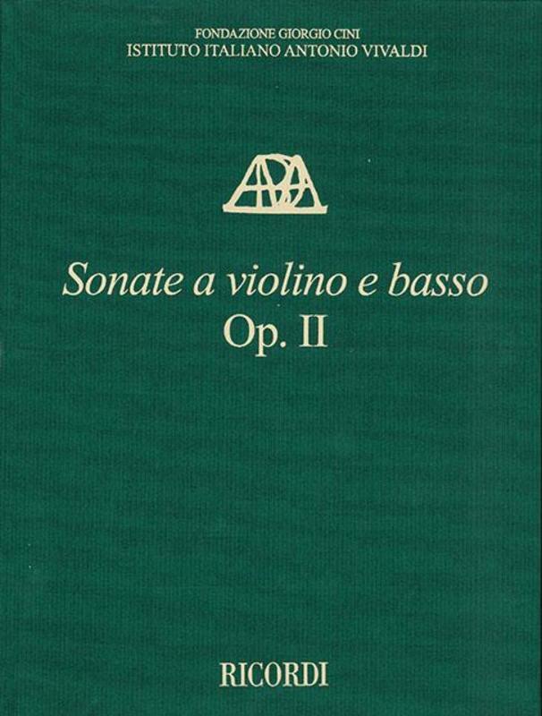 Vivaldi Sonatas Op 2 Violin Full Score (Softcover Book)