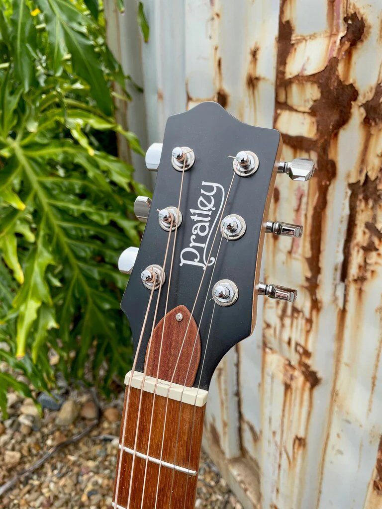 Pratley Ash Grunwald Signature OM Cutaway Acoustic Guitar - Solid Blackwood Vintage Burst — view 7