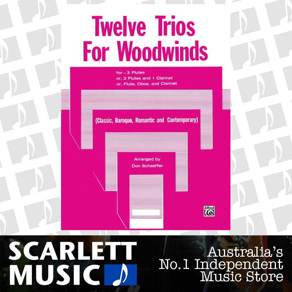 Trios 12 for Woodwind Flute, Oboe, Clarinet - Chamber Sheet Music — view 2