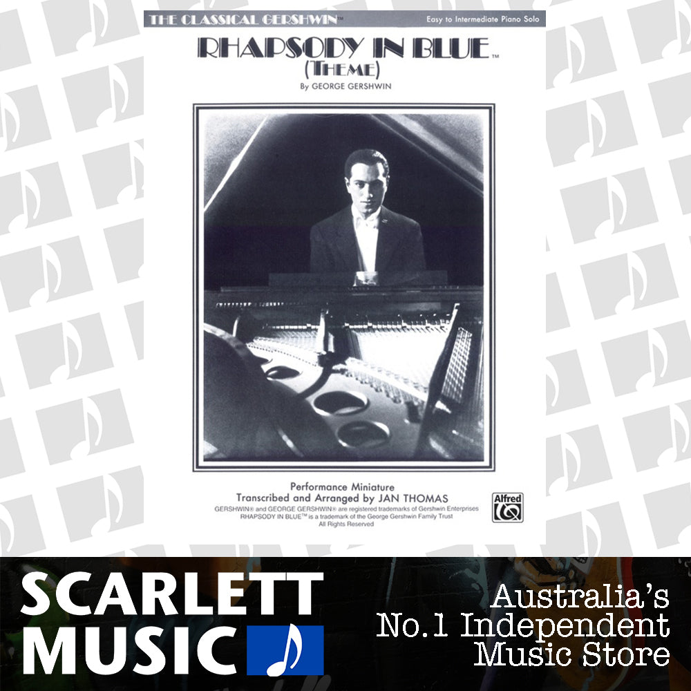 Rhapsody In Blue Theme - Easy/Intermediate Piano — view 2