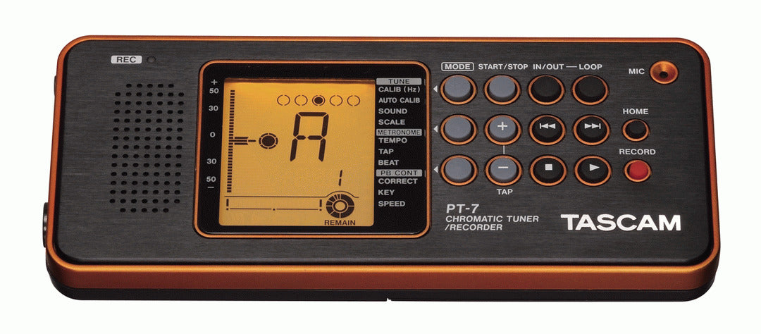 Tascam Pt-7 Chromatic Tuner+Metronome+Pitch Trainer
