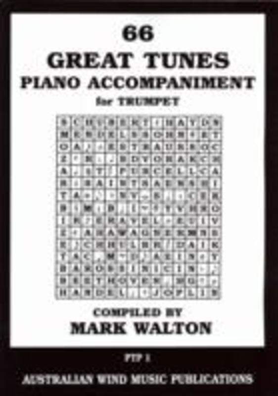 66 Great Tunes Piano Accompaniment for Trumpet by Mark Walton