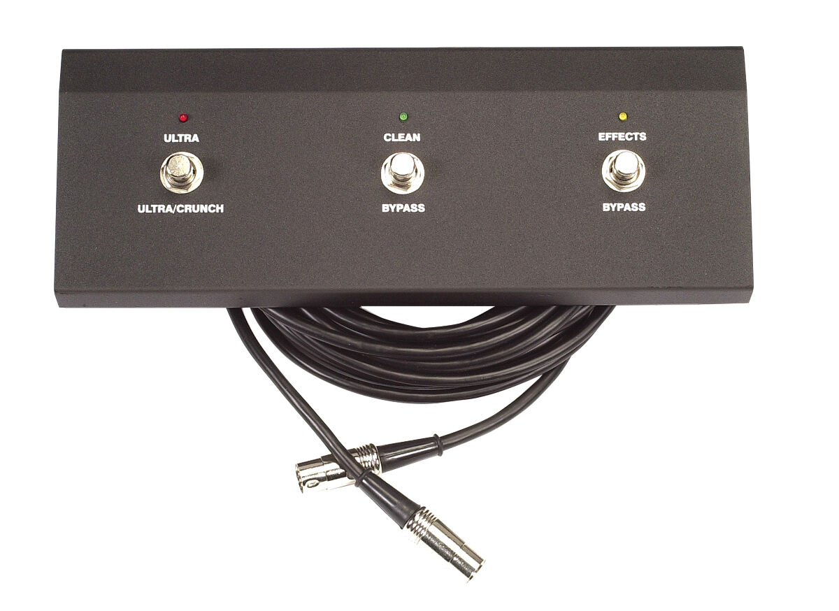 Peavey 3-Button Footswitch for JSX Head, JSX 212 Combo, 3120 Head, Triple XXX Series