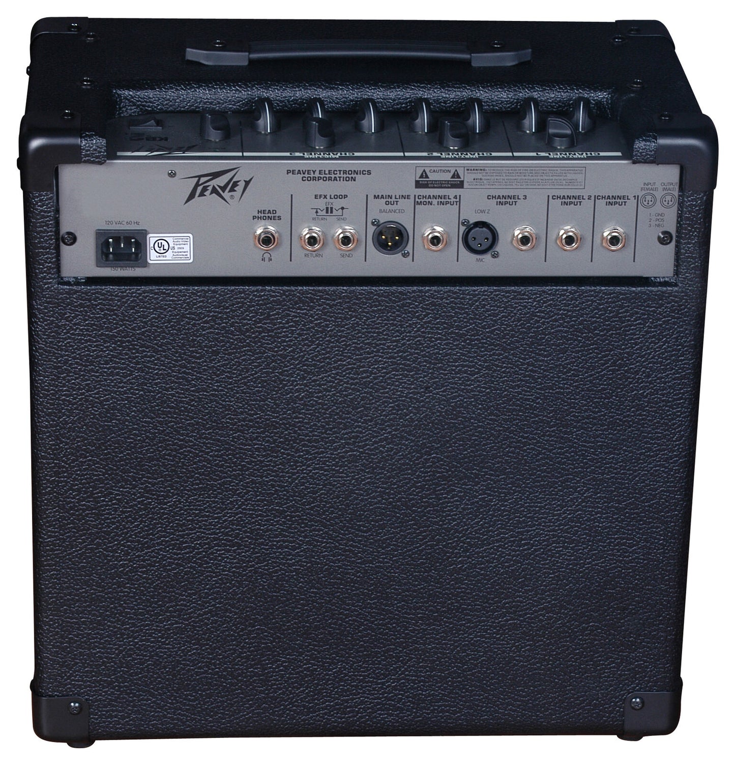 Peavey KB2 Keyboard Amplifier 40-Watt 1x10" with 4 Channels, XLR Input, EQ, FX Send/Return, and Headphone Out — view 4
