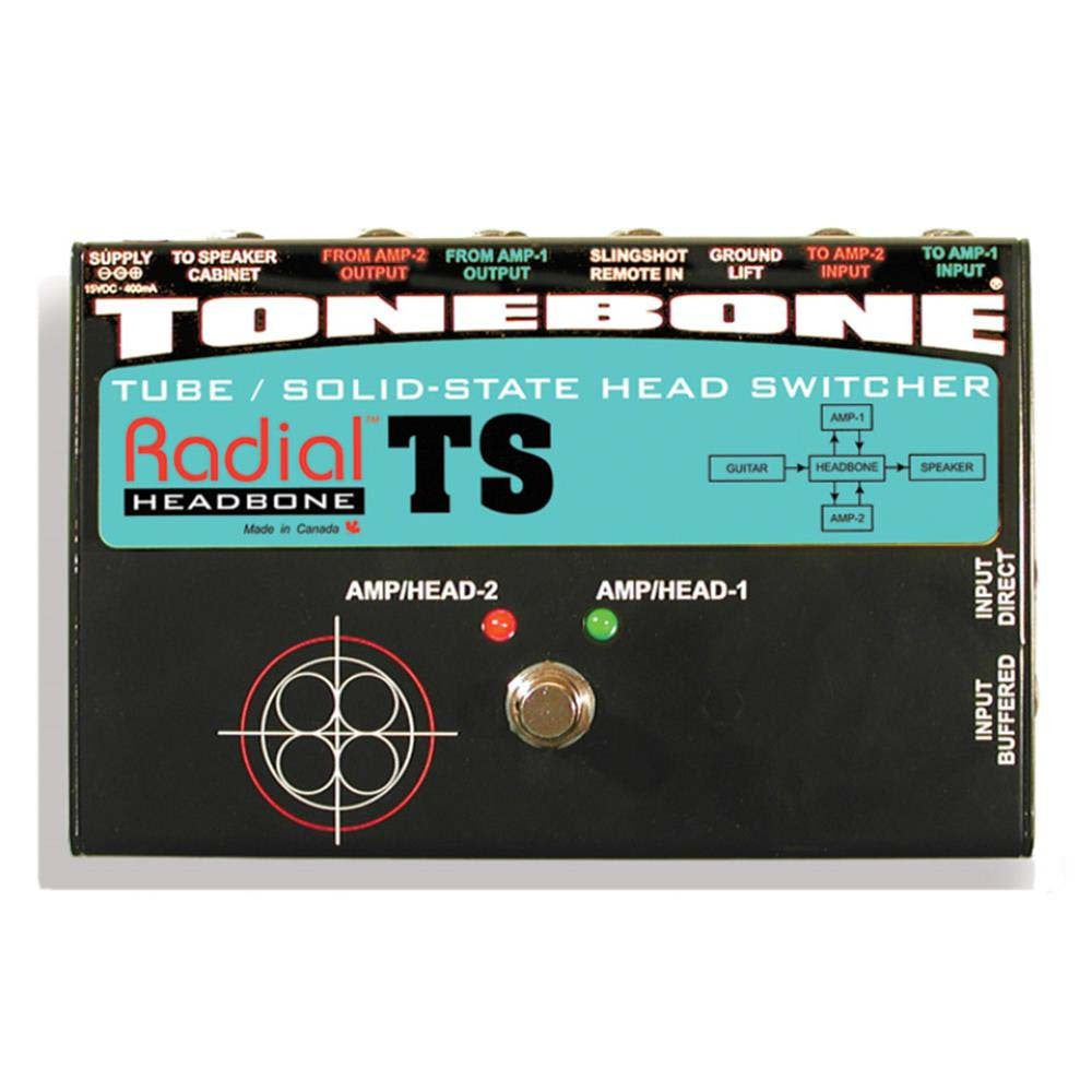 Radial HEADBONE TS - Amp switcher for 1 tube and 1 solid state amp — view 3