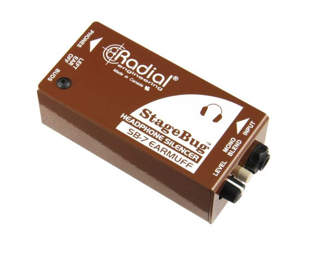 Headphone controller, passive, mutes left side, w/level control