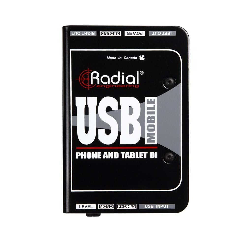 Radial USB-MOBILE - Digital USB DI for phones and tablets DAC with headphone amp and XLR outs — view 3
