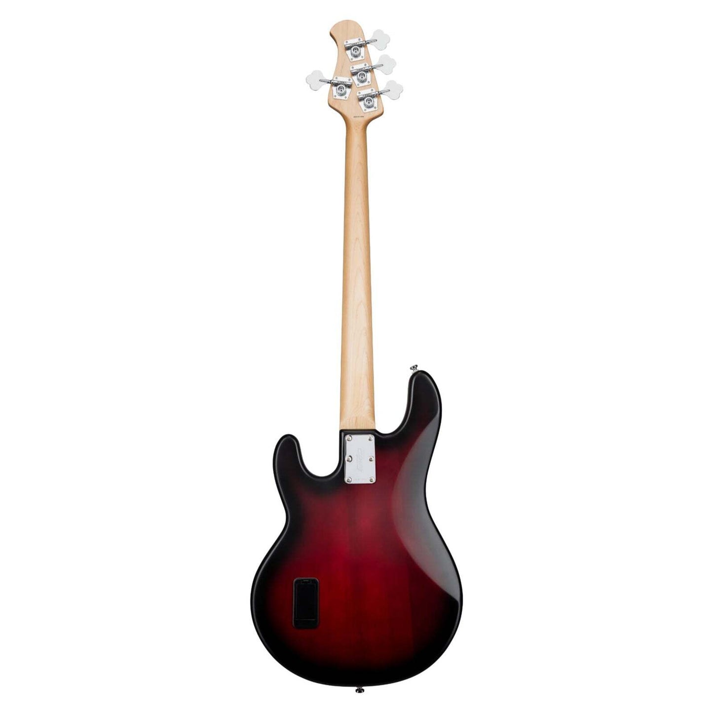 Sterling by Music Man S.U.B. StingRay 5 RAY5, Ruby Red Burst Satin Bass — view 3
