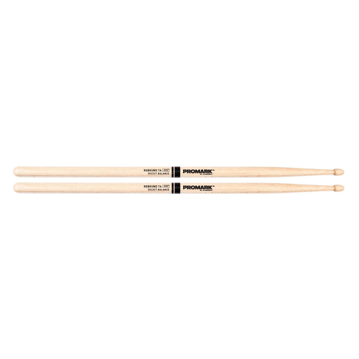 Rebound 7A .535 Inch Hickory Acorn Wood Tip