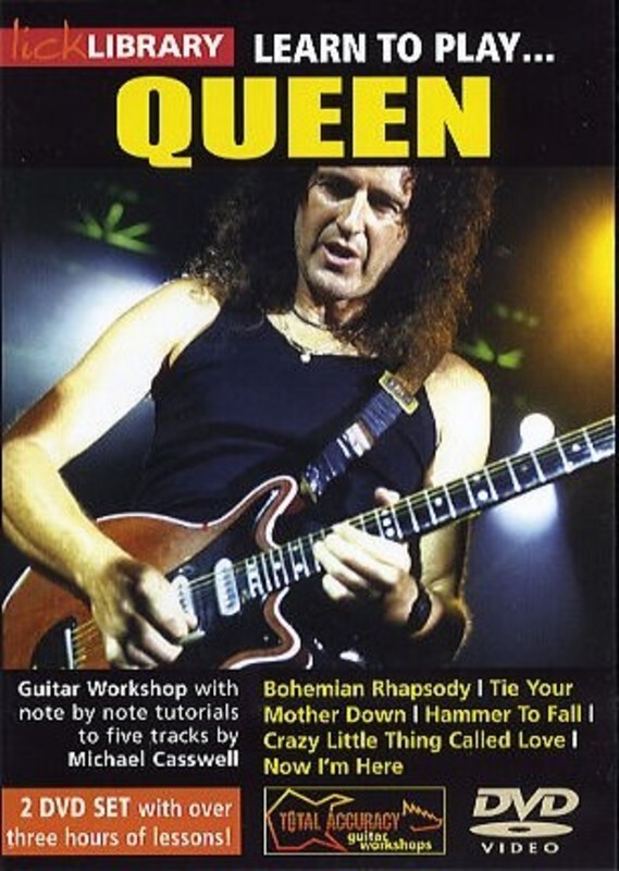 Learn To Play Queen Vol 1 2Dvds
