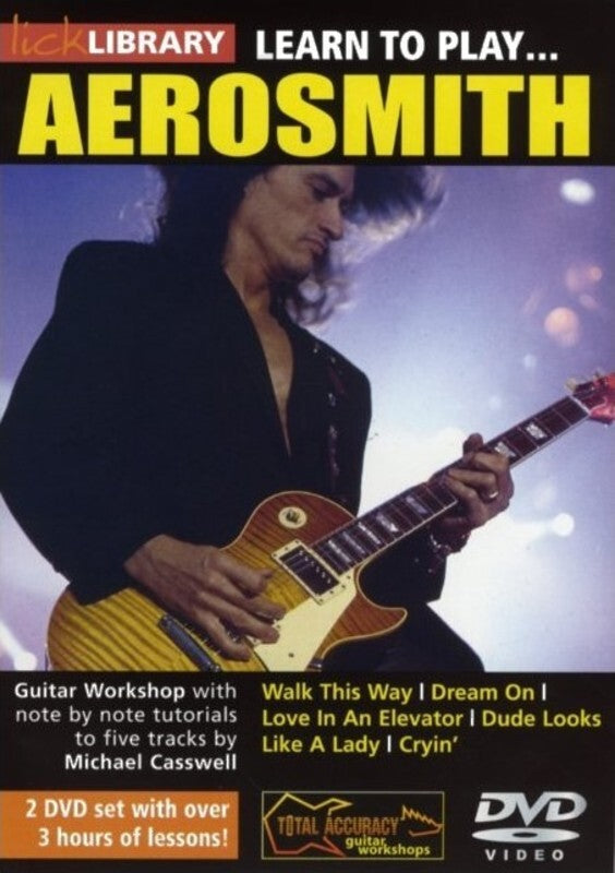 Learn To Play Aerosmith 2Dvds