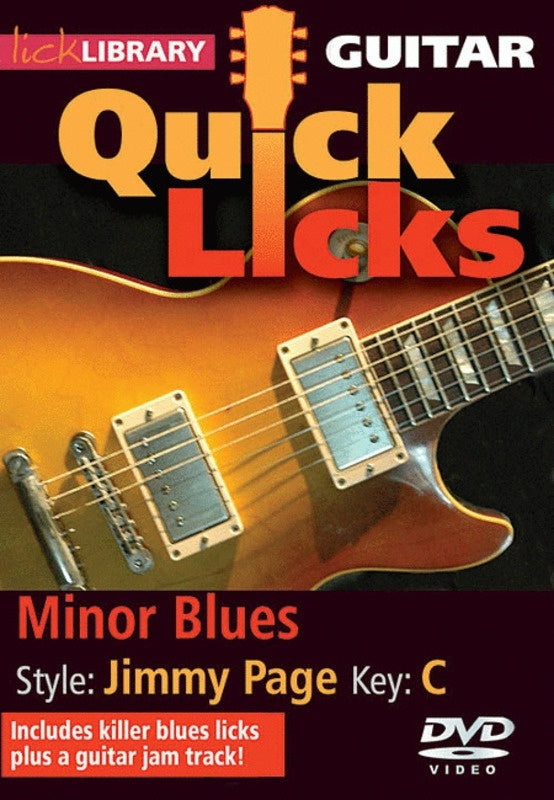 Guitar Quick Licks Minor Blues (Jimmy Page) DVD
