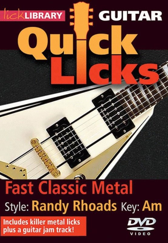 Guitar Quick Licks Fast Classic Metal DVD