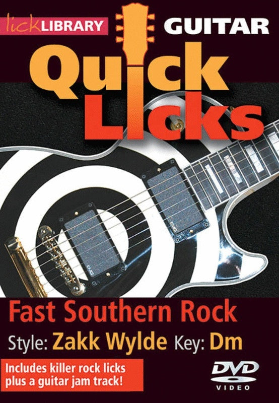 Guitar Quick Licks Fast Southern Rock DVD