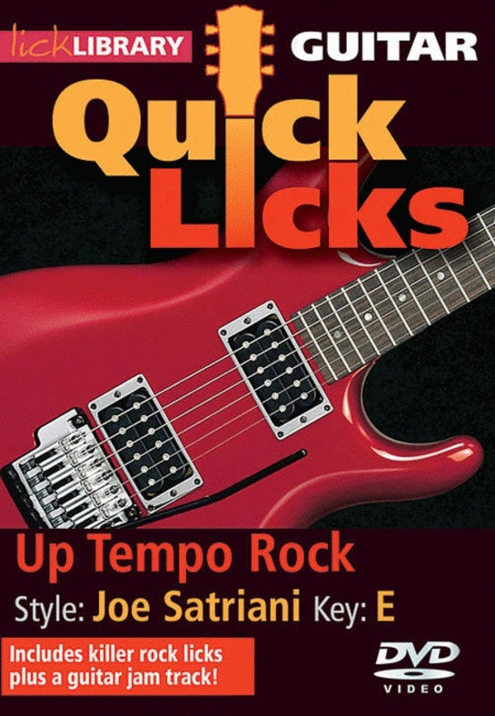 Guitar Quick Licks Up Tempo Rock (Satriani) DVD