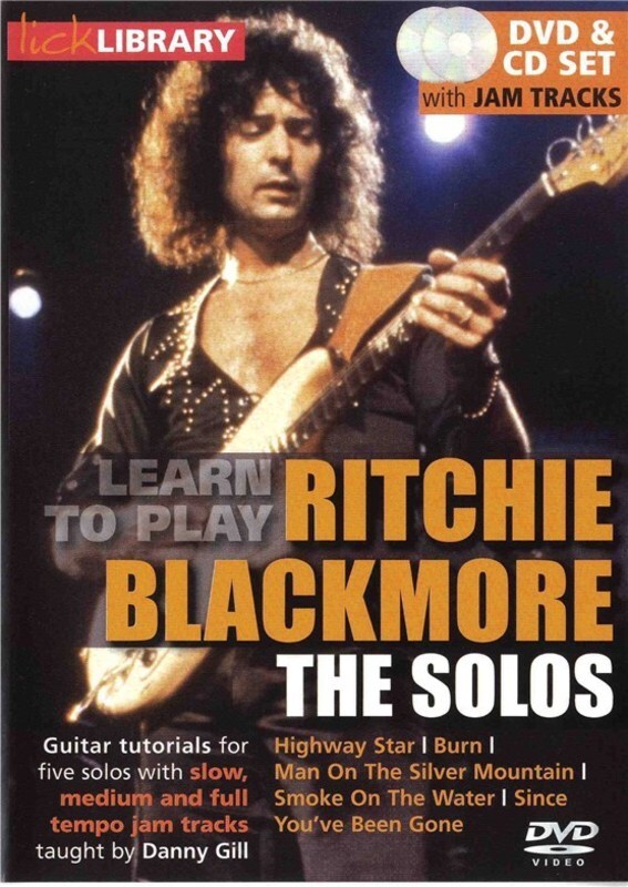 Learn To Play Ritchie Blackmore The Solos DVD