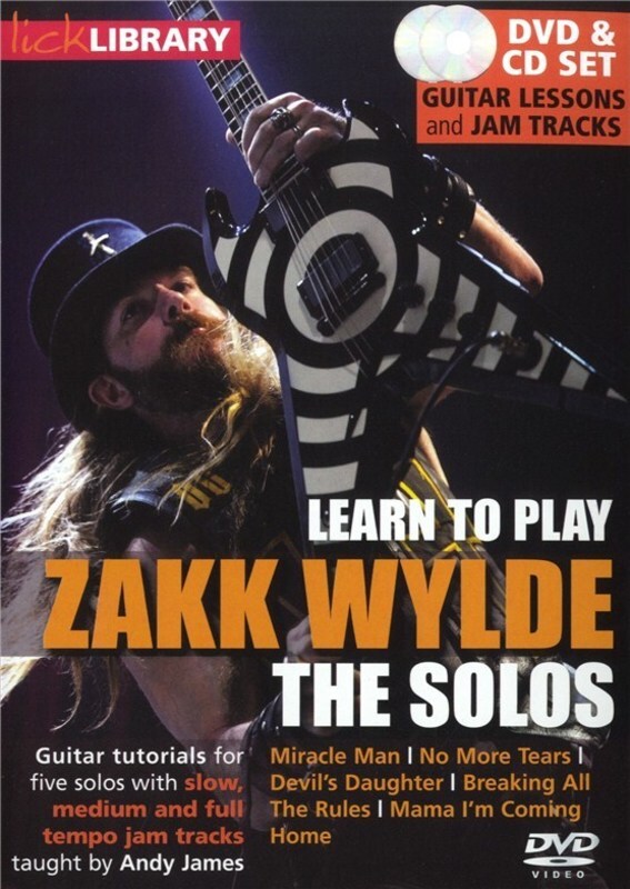 Learn To Play Zakk Wylde The Solos DVD/CD