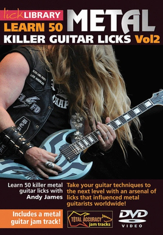 Learn 50 Metal Killer Guitar Licks Vol2 DVD
