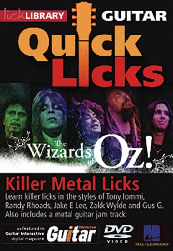Quick Licks Wizard Of Oz DVD