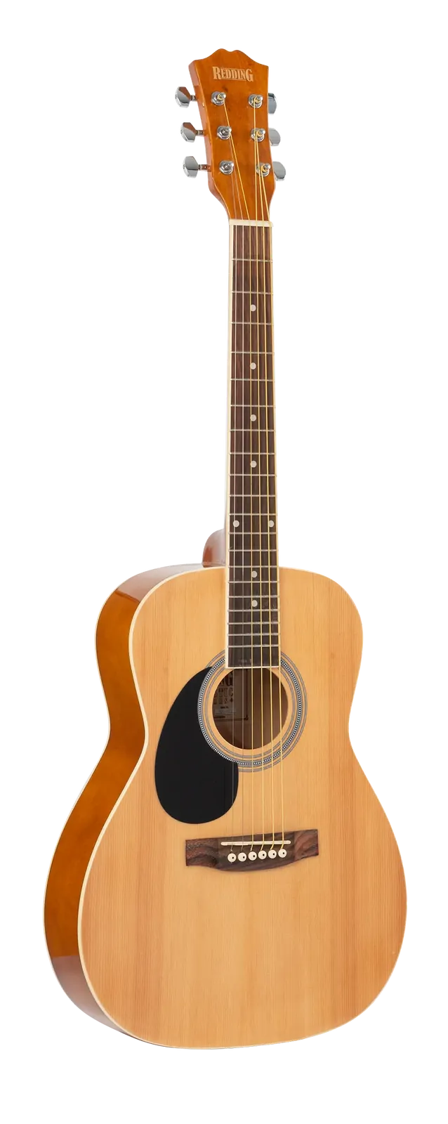 Redding 3/4 Acoustic Left Hand Guitar - Natural Gloss Finish — view 5